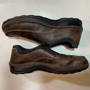 Red Wings Men's Brown Leather Slip-On Shoes